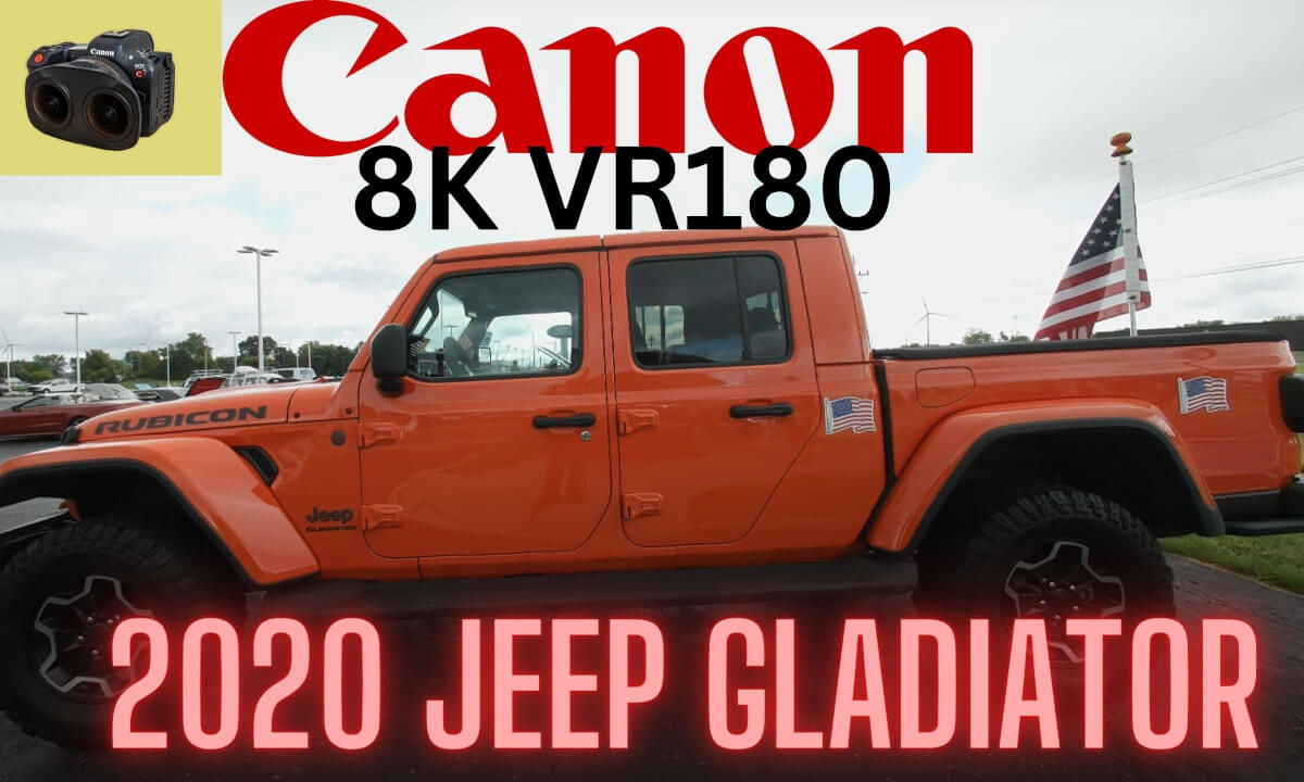 2020 Jeep Gladiator at Reineke Car Show 2023 Canon 8K60 VR180