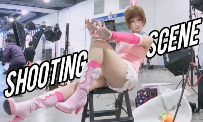 (VR180)Beauty Model Shooting Scene