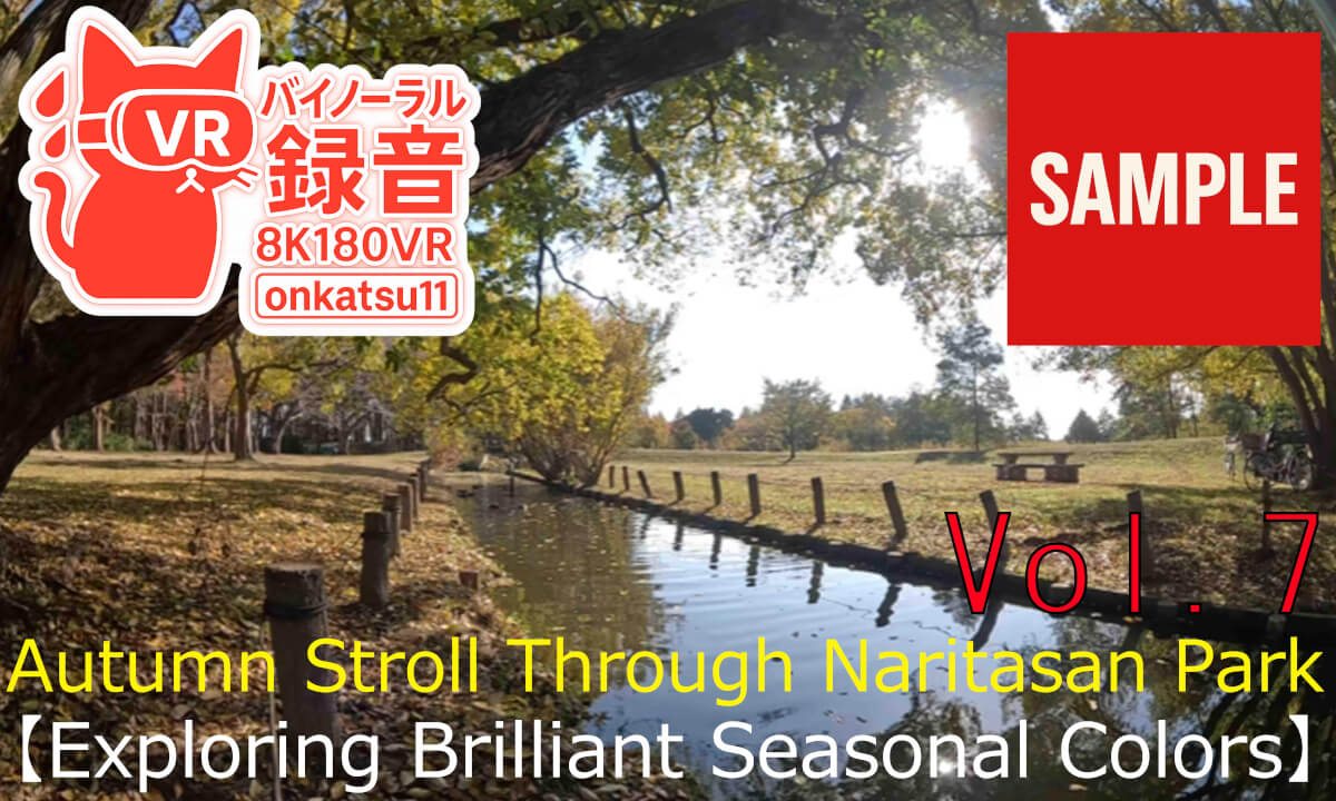【SAMPLE】🍂[Autumn Walk at Mizumoto Park—Exploring Crimson Maple Paths in Tokyo(8K VR180)]Chapter Seven‼