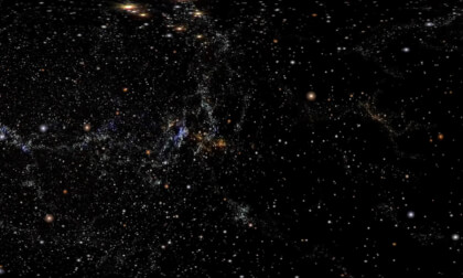 Flying through stars and galaxies in Space in VR VR Video Flying through stars and galaxies in Space in VR VR