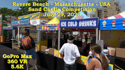 GoPro Max - Revere Beach MA - Sand Castle Event - Food Vendors - GoPro Max - Revere Beach MA - Sand Castle Event - Food Vendors -