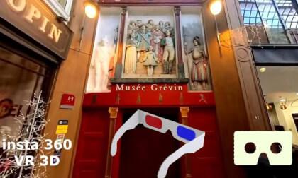 Passage Jouffroy / Musée Grévin - PARIS - Insta360 X3 - VR 3D 360 - 5,6K - Half Top/Bottom
