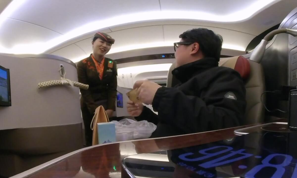 宜昌北-宜昌东，中国高铁商务座