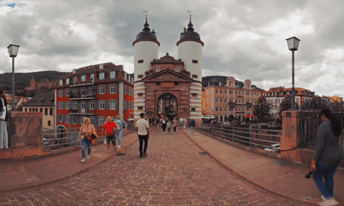 Heidelberg Altstadt - Von alter Brücke bis Heiliggeistkirche