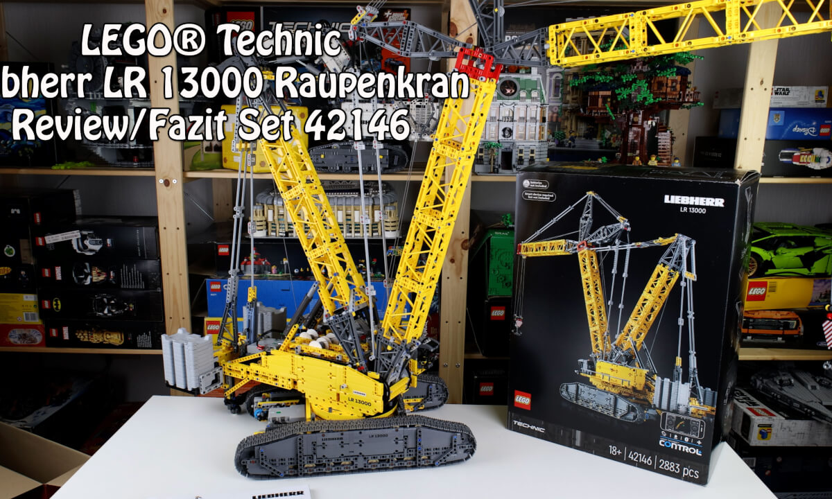 VR-Review: LEGO Liebherr Crawler Crane LR 13000 (Technic Set 42146) - VR180 3D