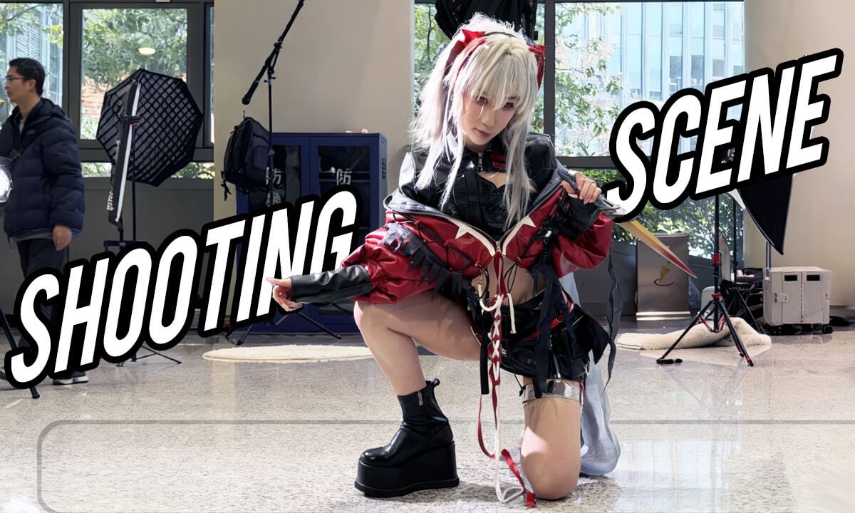 (VR180)Beauty Model Shooting Scene