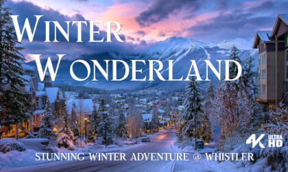 Experience the Magic of Winter Wonderland in Whistler in 4K VR – Skiing, Ice Skating, Gondolas & Village Walkthrough