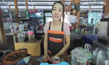 Thai Barista Babe making Coffee