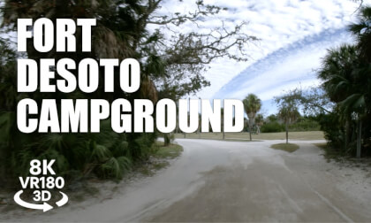 Fort De Soto Campground VR180 8K 3D | Full Campground Tour • Tampa Bay • Florida | VR视频 8K 3D動画 VR旅行