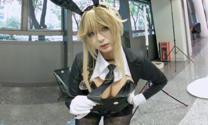 (VR180)Beauty Model Shooting Scene