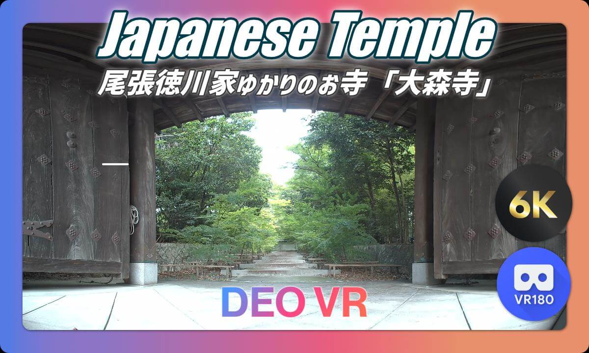 徳川家ゆかりの寺院・大森寺 | 名古屋の歴史を巡る VR180
