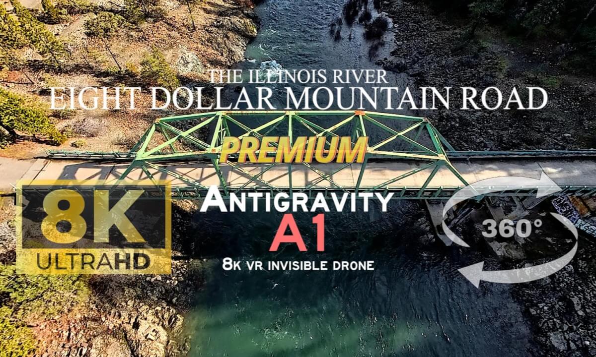 Antigravity A1 Invisible Drone |$8 Mountain Road Bridge - Illinois River (Premium exclusive)