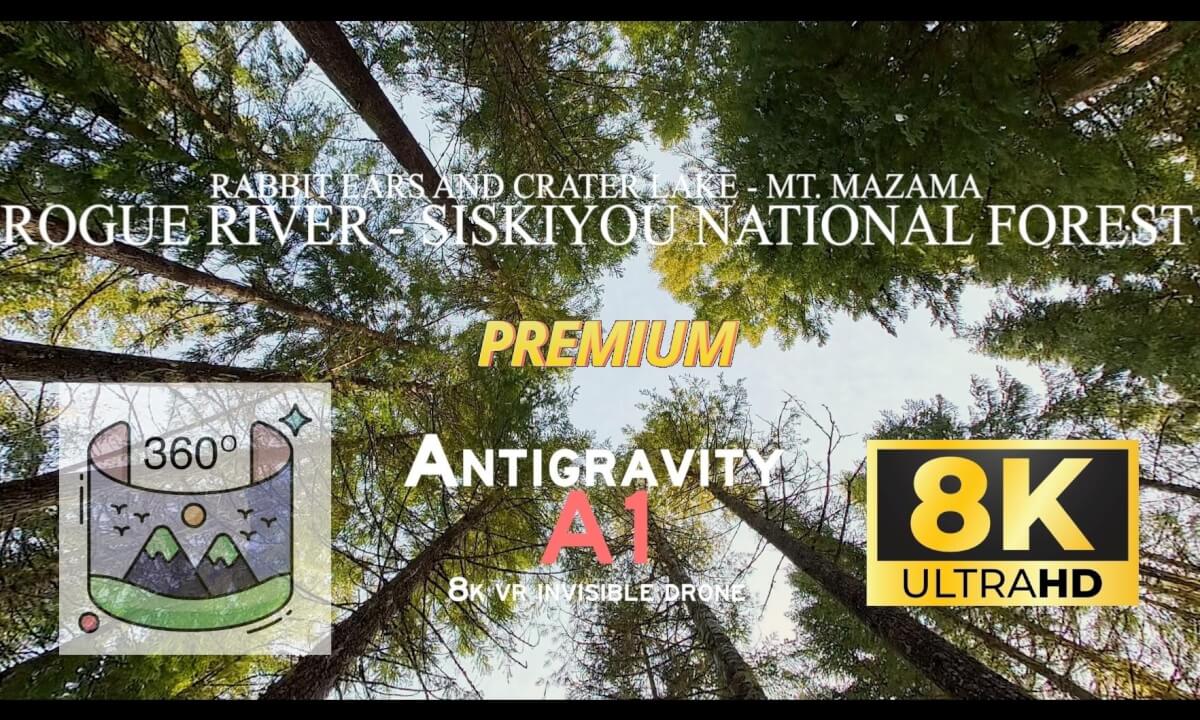 Antigravity A1 Invisible Drone | Flight Through Fog and Forest Near Crater Lake and Rabbit Ears (Premium)