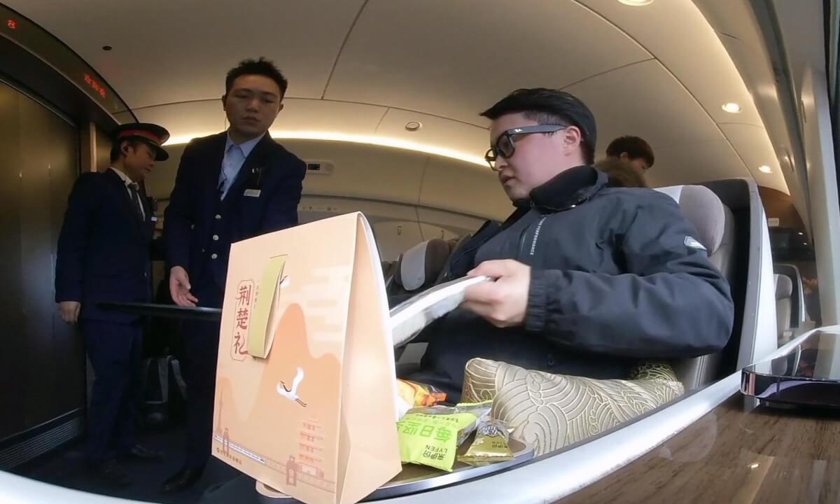 荆门西-宜昌北，中国高铁商务座