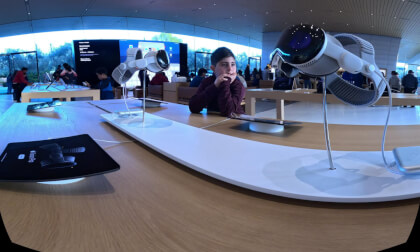 Apple Vision Pro at Apple Park
