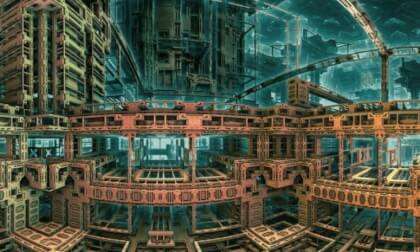 Infinity structure - fractal panorama - NO AI