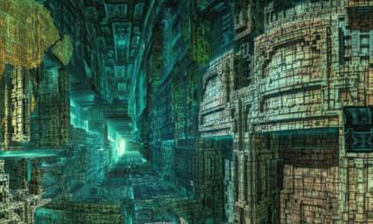 The big hall - fractal panorama - NO AI