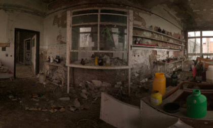 Abandoned Laboratory in a Disused Coal Power Plant