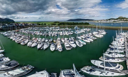 Conwy harbour, North Wales, UK
