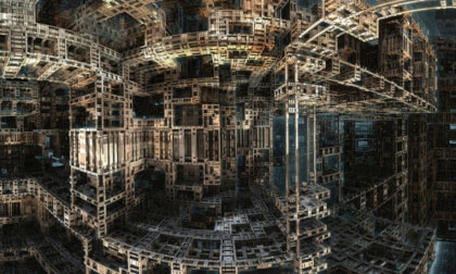 Big and very detailed fractal panorama - NO AI