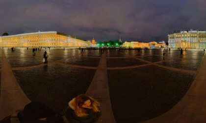 Palace square, the Hermitage Saint_Petersburg