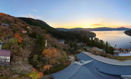 360 Pano - Hakone & Mt Fuji View during Sunset 1