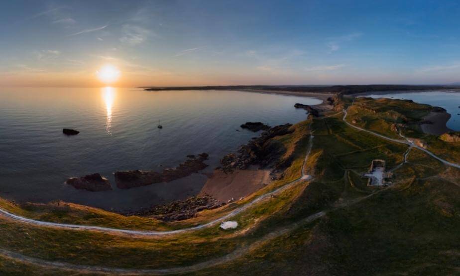Sunset from Llandwyn island, Angelsey, UK