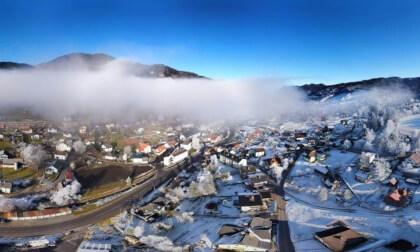 Spital am Semmering mit Raureif 2025.12.15- Austria