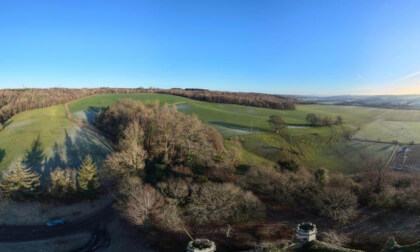 Winter Sun - Cambusnethan Priory (360°)