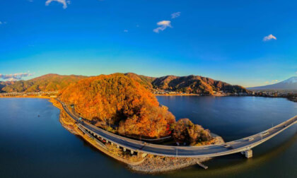 JAPAn - 360 Pano - Lake Kawaguchiko - Sunset 1