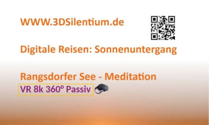 Reservat Rangsdorfer See, Sunset, Germany, 360° Digital Journey, Catalog Cover