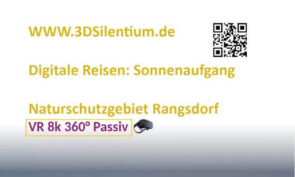 Naturschutzgebiet Rangsdorf Sunrise with Cranes, Germany, 360° Digital Journey, Catalog Cover