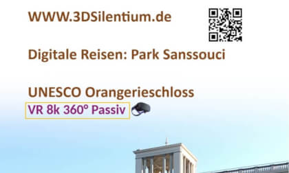 UNESCO Orangerieschloss, Germany, 360° Digital Journey, Catalog Cover