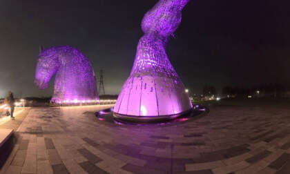 In Front of Baron - The Kelpies (360° View)