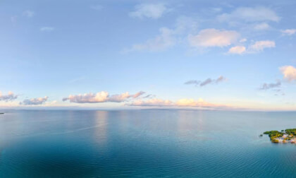 Aerial Panoramic photo of Blue Reef Island Resort - Belize!