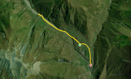 VR:GO Route Map —  Ushguli Route — Steady Treadmill Walk