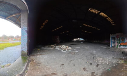 Entering the Factory - Abandoned Factory (360° View)