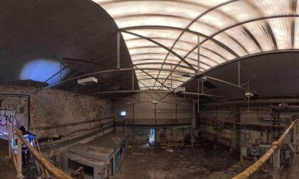 High on a Gantry - Abandoned Factory (360° View)