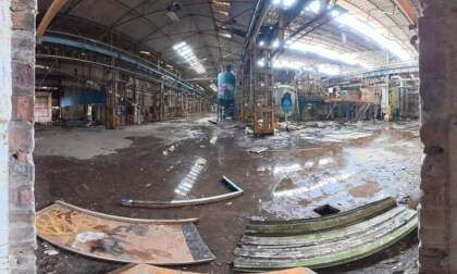 Through the Doorway - Abandoned Factory (360° View)