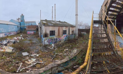 From The Fire Escape - Abandoned Factory (360° View)
