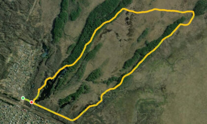VRGO Route Map — Eco Trail Loop — Steady Treadmill Walk