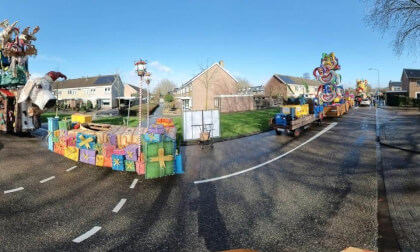 Carnavals parade float in the netherlands
