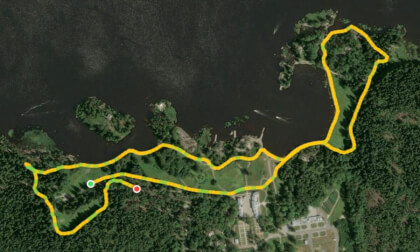 VRGO Route Map — Park Eco Trail — 40 min Steady Walk
