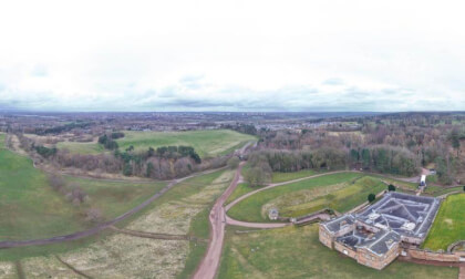 A View from Above - Chatelerault Hunting Lodge (360° View)