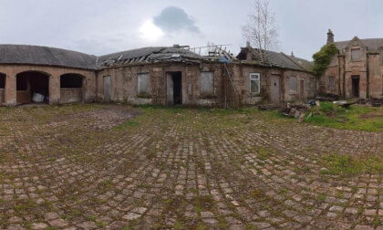 Empty Courtyard - Scottish Farm (360° View)