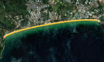 VRGO Route Map — Karon Beach Waterline — Fast Treadmill Walk