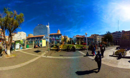 Plaza alonso de Mendoza Ciudad de La Paz Bolivia