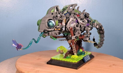Mechanical Chameleon Brick Set 3D Picture
