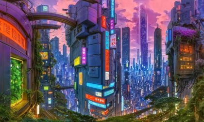 Sci-Fi concept art - AI generated