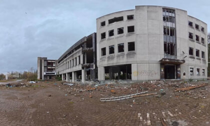 In the Car Park - Abandoned Office Building (360° View)